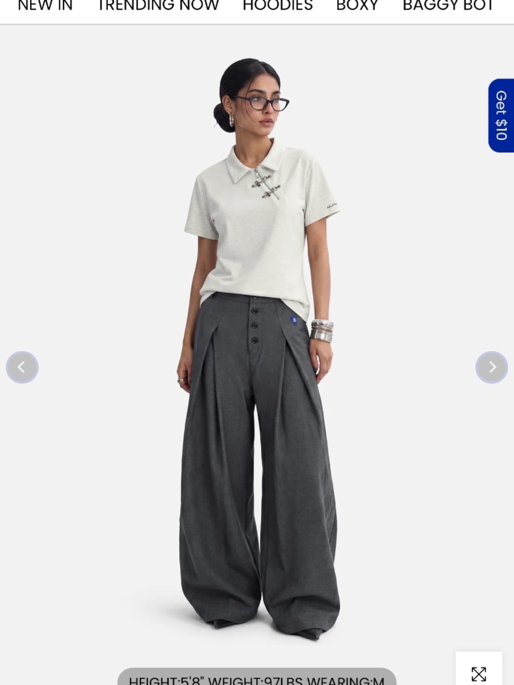 Aelfric Eden Pleated Baggy Work Pants XL NWT $50